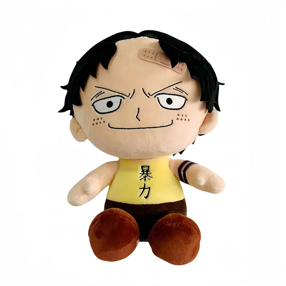 Peluche Pirati di One Piece – Luffy, Zoro, Chopper e Ace (25 cm)