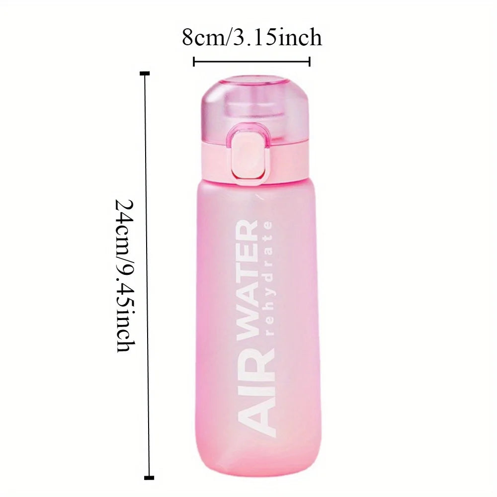 Bottiglia d'acqua alla frutta da 750 ml/25 + 7 capsule di frutta ideale per sport e attività all'aperto.
