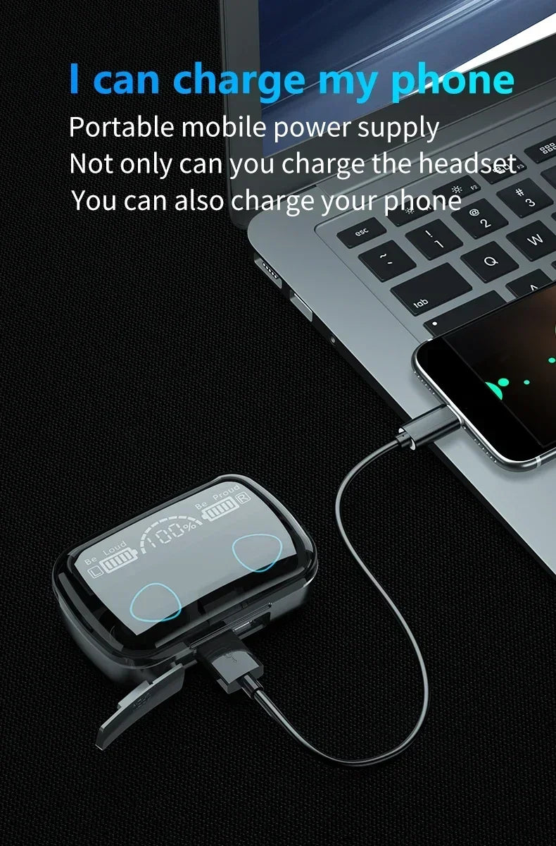 Cuffie M10 originali Bluetooth Wireless con cancellazione del rumore