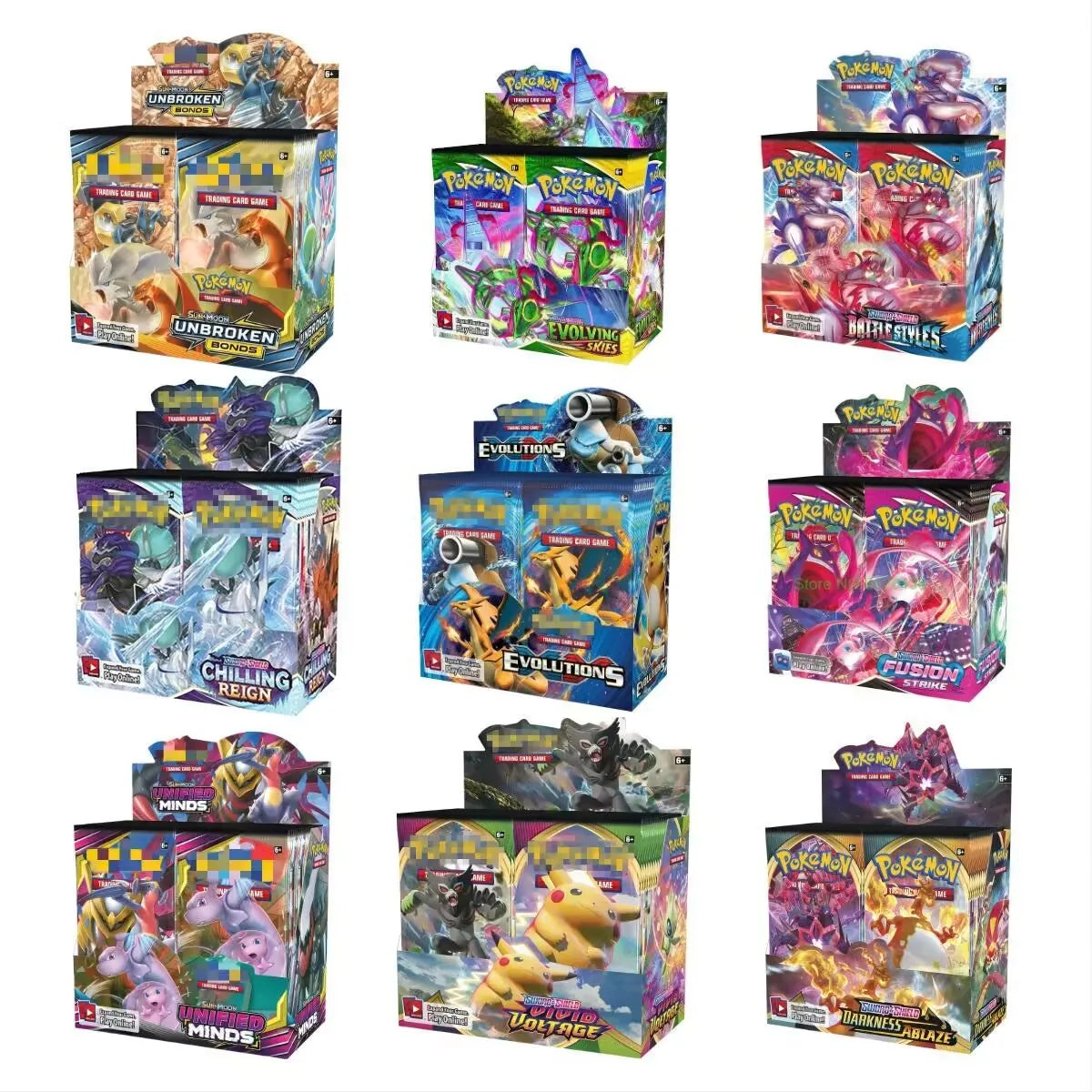 324/360 Pz/Set Carta Pokemon SCARLET&VIOLE 151 Radianza Astrale Evoluzioni Prisma Ultra Carta Booster Battaglia