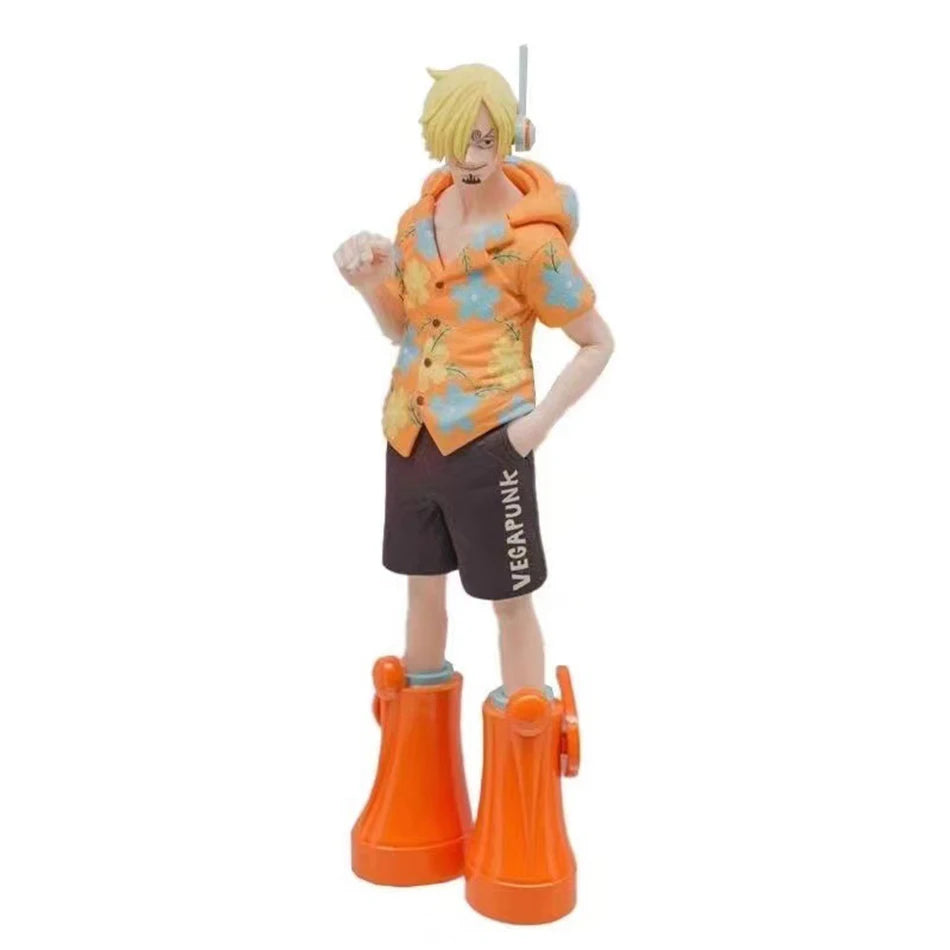 Figura Anime di Luffy da 17 cm della collezione One Piece, Monkey D. Luffy dell'Isola Egg Head, modellino d'azione in PVC