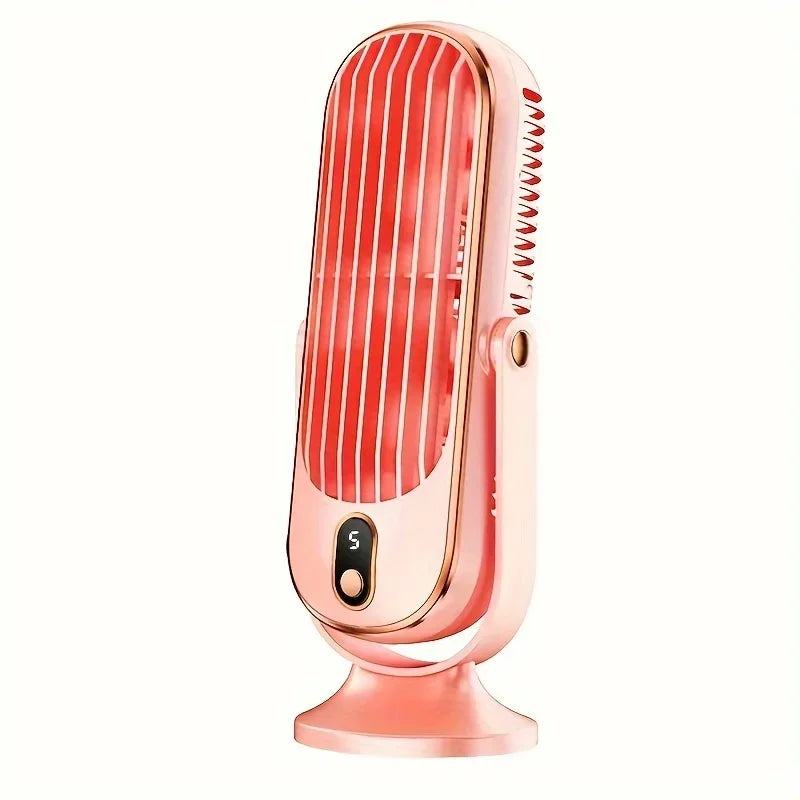 Ventilatore a Torre Oscillante, Ventilatore da Scrivania con 3 Velocità, Raffreddamento Silenzioso, Piccolo Ventilatore Senza Pale per Camera da Letto Ufficio Casa Scrivania