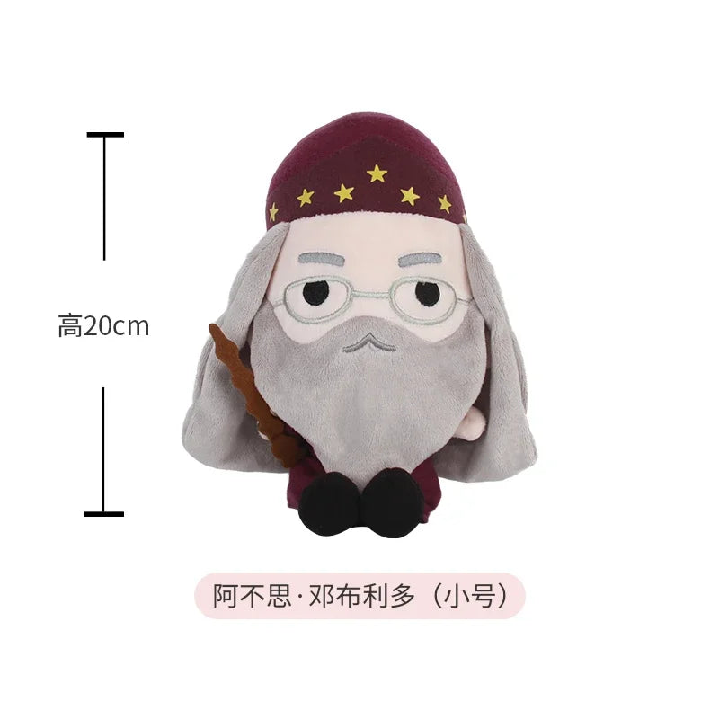 Giocattolo di peluche originale di Harry Potter e Animali Fantastici da 20/25 cm, carino e morbido, pupazzi da film e TV per bambini