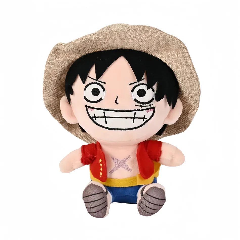 Peluche Pirati di One Piece – Luffy, Zoro, Chopper e Ace (25 cm)