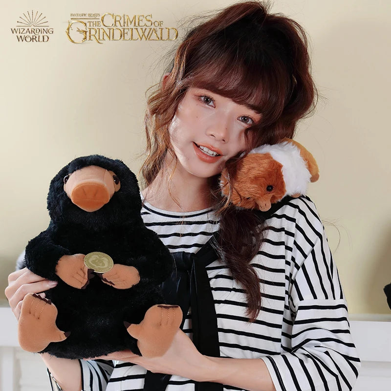 Giocattolo di peluche originale di Harry Potter e Animali Fantastici da 20/25 cm, carino e morbido, pupazzi da film e TV per bambini
