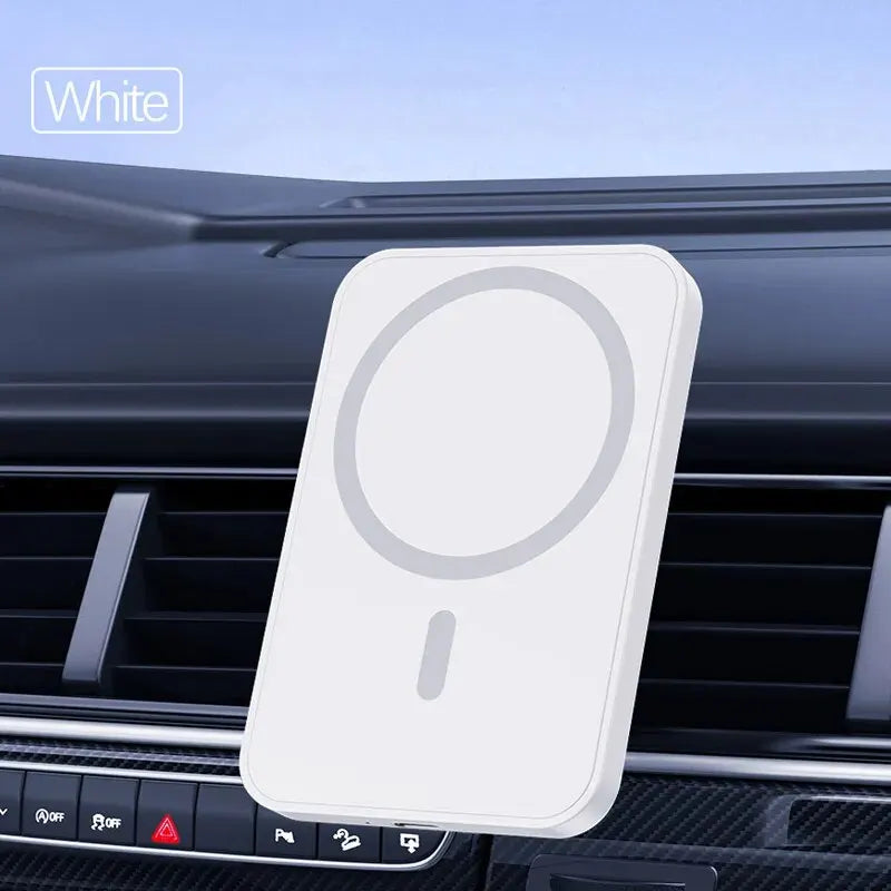 Caricabatterie wireless magnetico per auto da 15 W per iPhone 12, 13, 14, 15, 16 Pro Max, supporto per telefono da auto con bocchetta di aerazione, ricarica rapida.