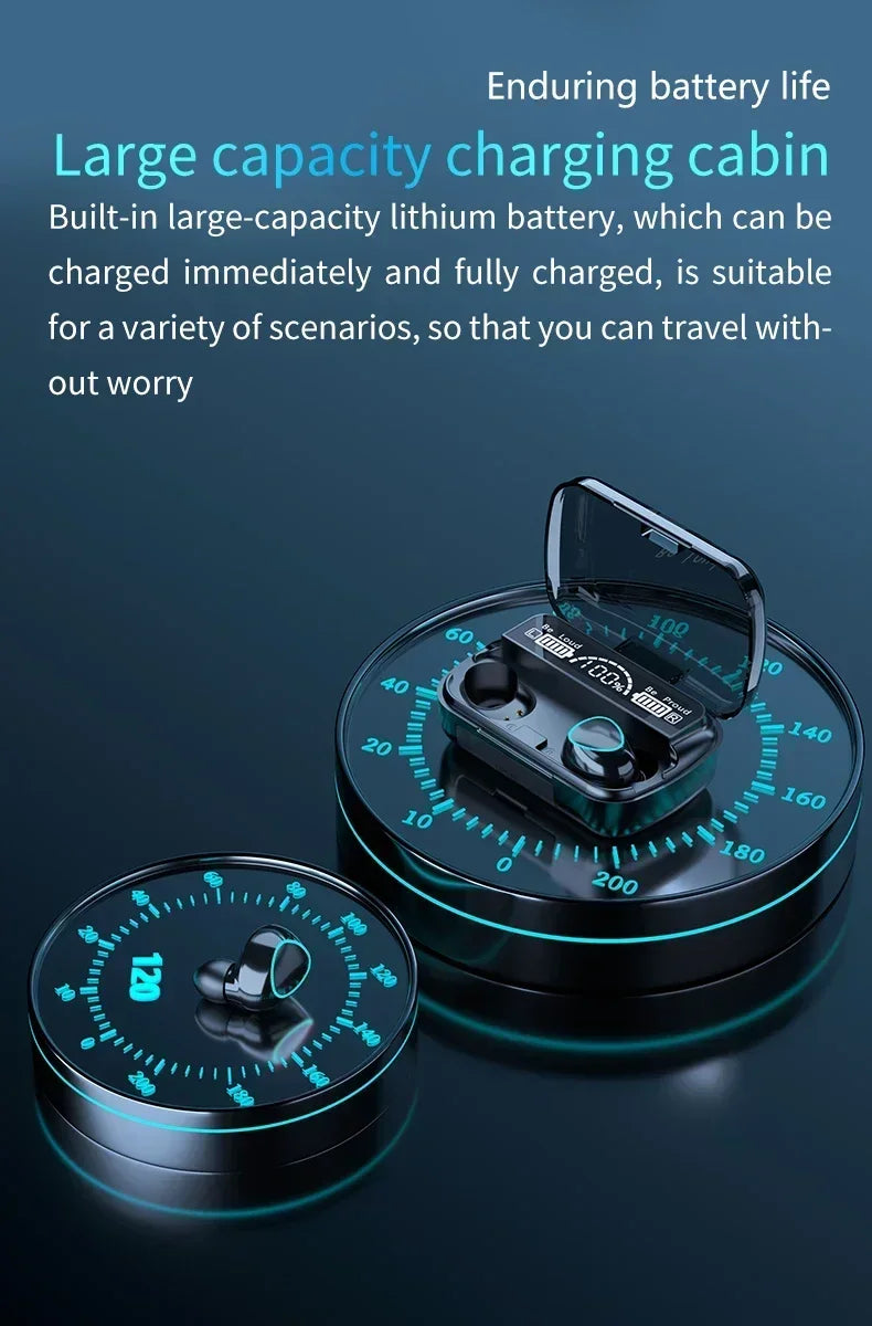Cuffie M10 originali Bluetooth Wireless con cancellazione del rumore