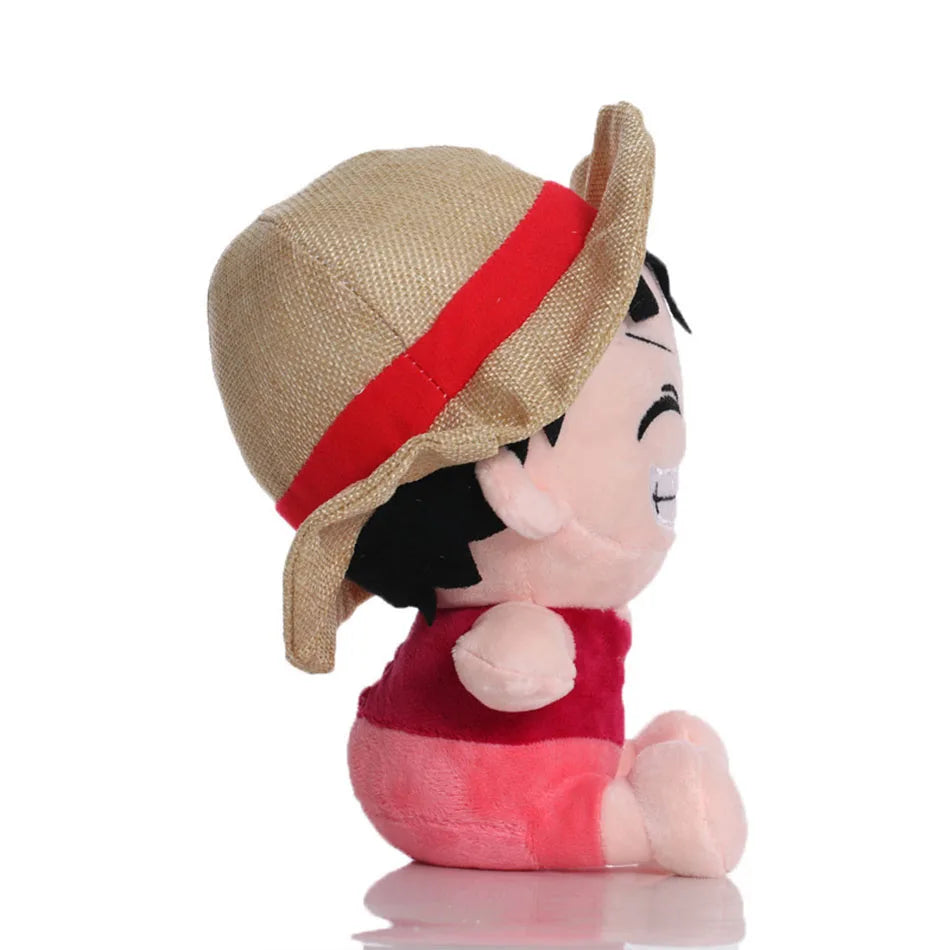 Peluche Pirati di One Piece – Luffy, Zoro, Chopper e Ace (25 cm)