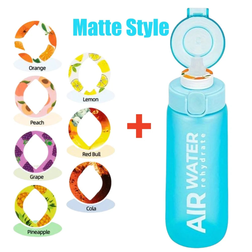 Bottiglia d'acqua alla frutta da 750 ml/25 + 7 capsule di frutta ideale per sport e attività all'aperto.