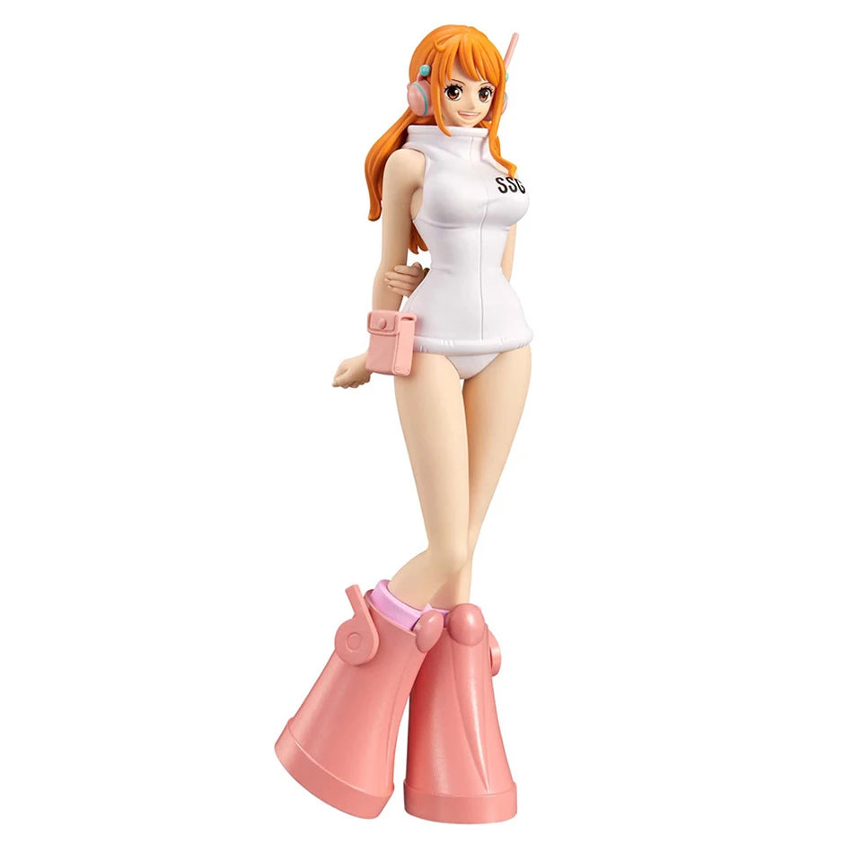 Figura Anime di Luffy da 17 cm della collezione One Piece, Monkey D. Luffy dell'Isola Egg Head, modellino d'azione in PVC
