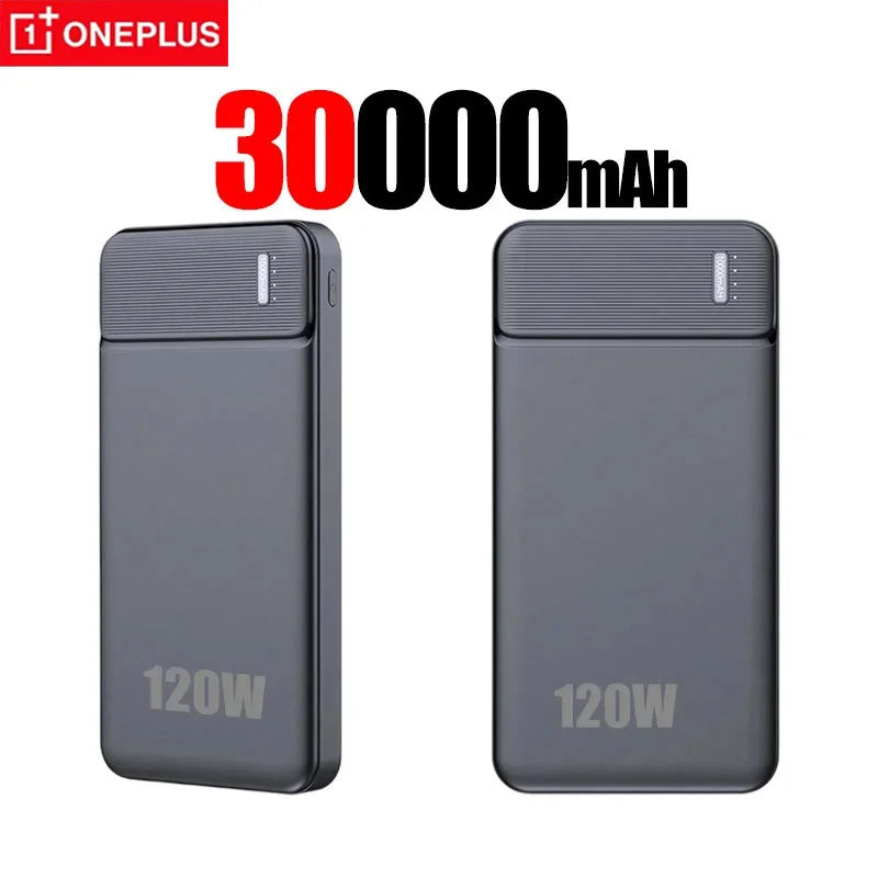 PowerBank OnePlus da 50000mAh, caricabatterie veloce da 120W, batteria esterna portatile, fornitura di alta capacità per tutti i cellulari