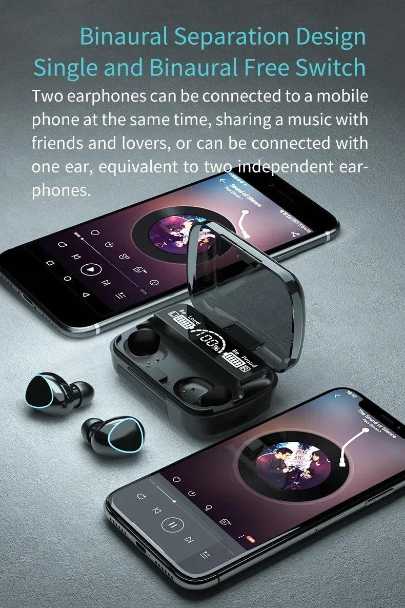 Cuffie M10 originali Bluetooth Wireless con cancellazione del rumore