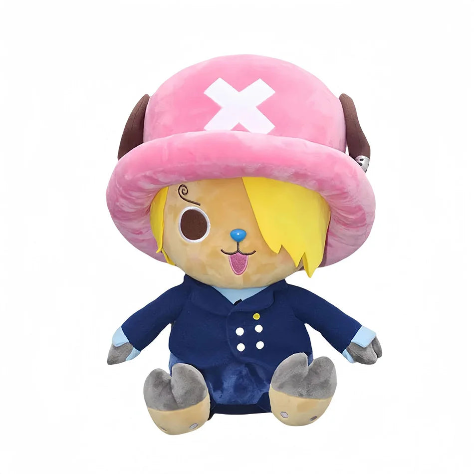 Peluche Pirati di One Piece – Luffy, Zoro, Chopper e Ace (25 cm)