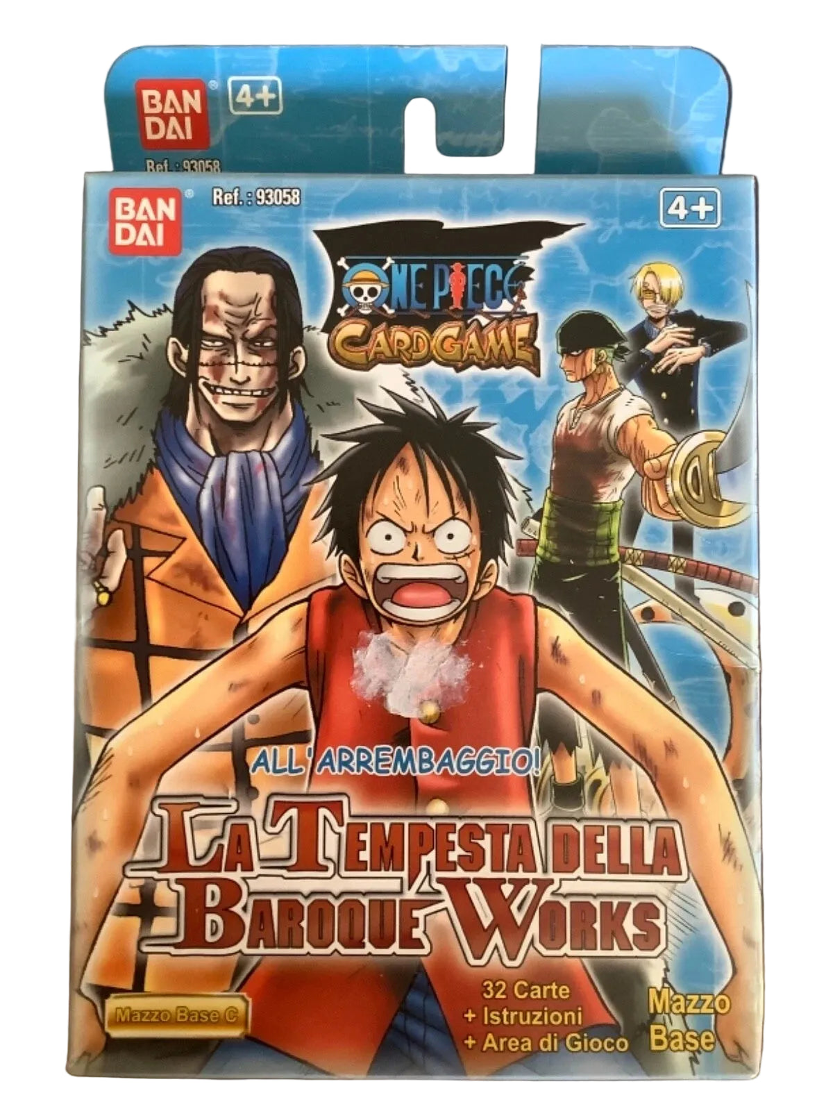 One Piece Card Game – Mazzo Base C "La Tempesta della Baroque Works" | 32 Carte + Istruzioni