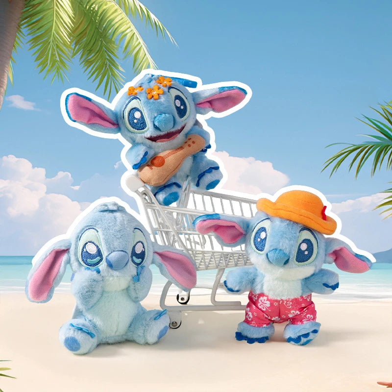 Pupazzi Stitch Disney originali. Ottimo portachiavi peluche adatto come regali per bambini
