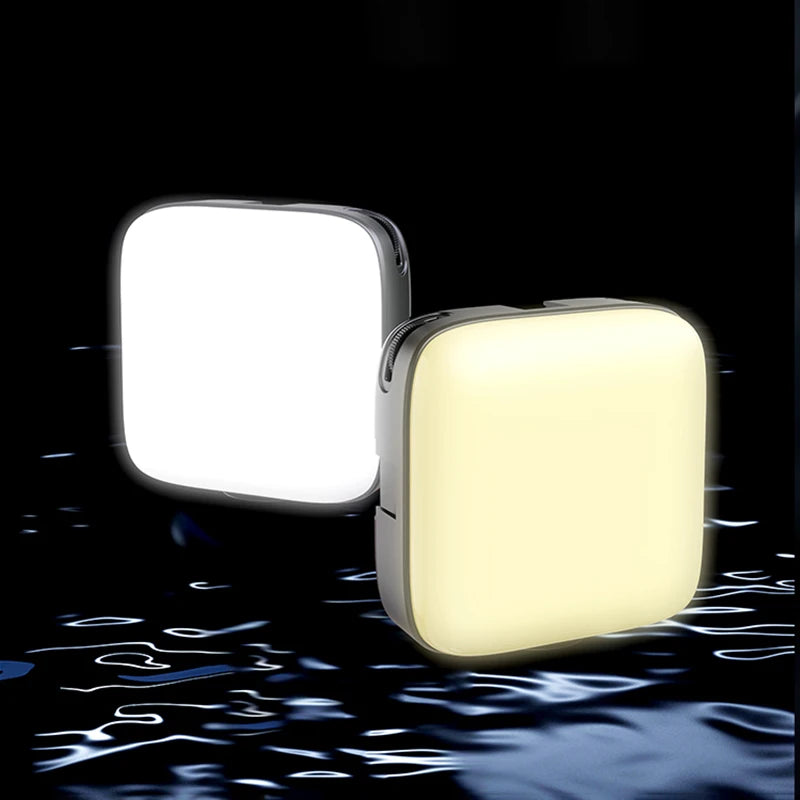 Luce portatile a LED per selfie, per videocamera per telefono o macchina fotografica da usare per videoregistrazioni su TikTok o altri canali, video per trucco e tanto altro.