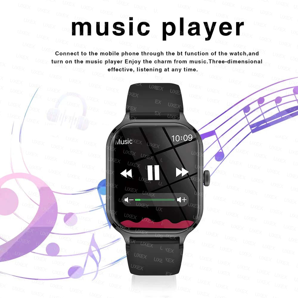 Smartwatch Business Pro Uomo 1.77 Pollici - Touch Screen (Chiamate, Bluetooth, Monitoraggio Salute, Foto Personalizzata) - 2025 Nuovo