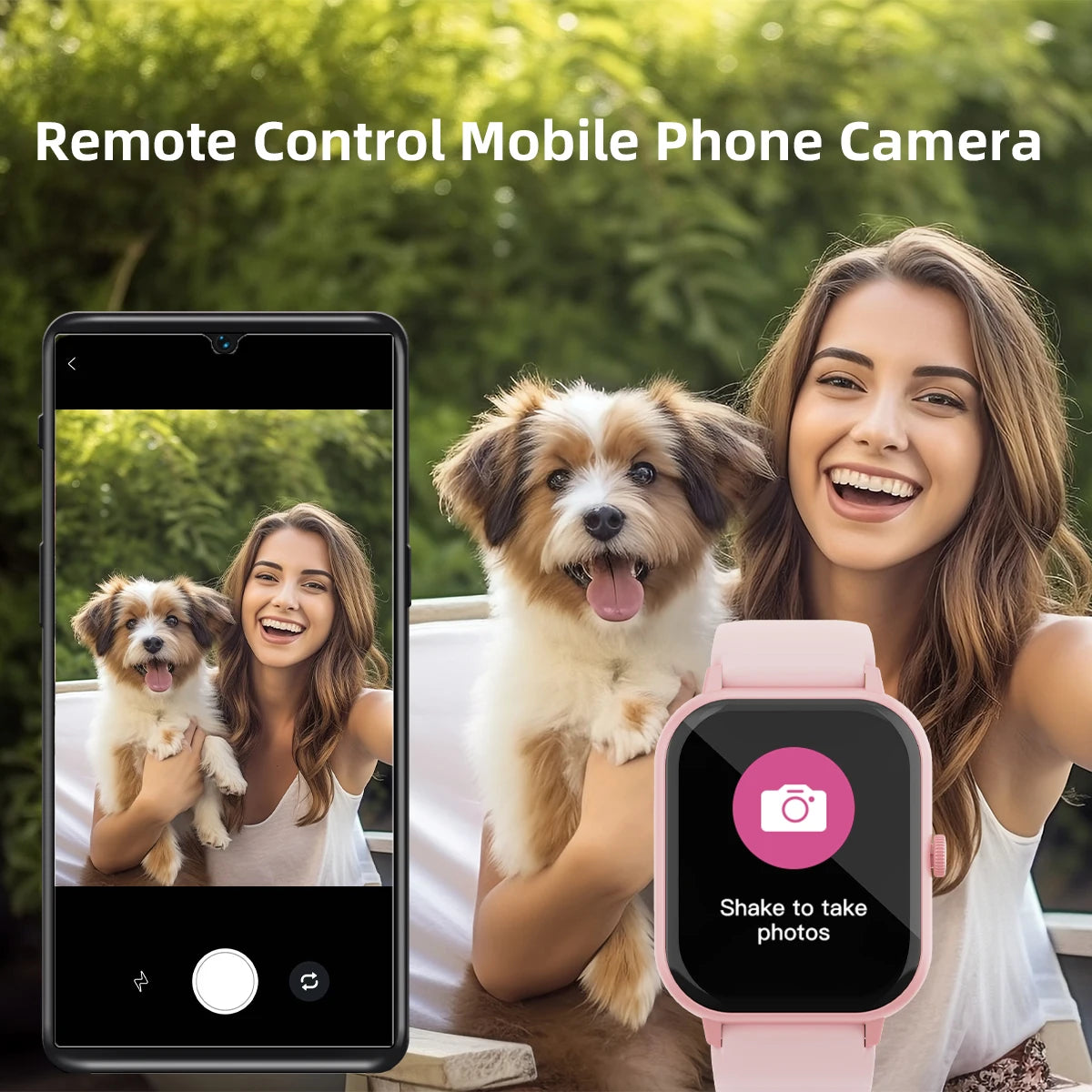 Smartwatch sportivo con display musicale, messaggi, monitoraggio del sonno e della frequenza cardiaca. Regali per donne e uomini  smartwatch 2025.