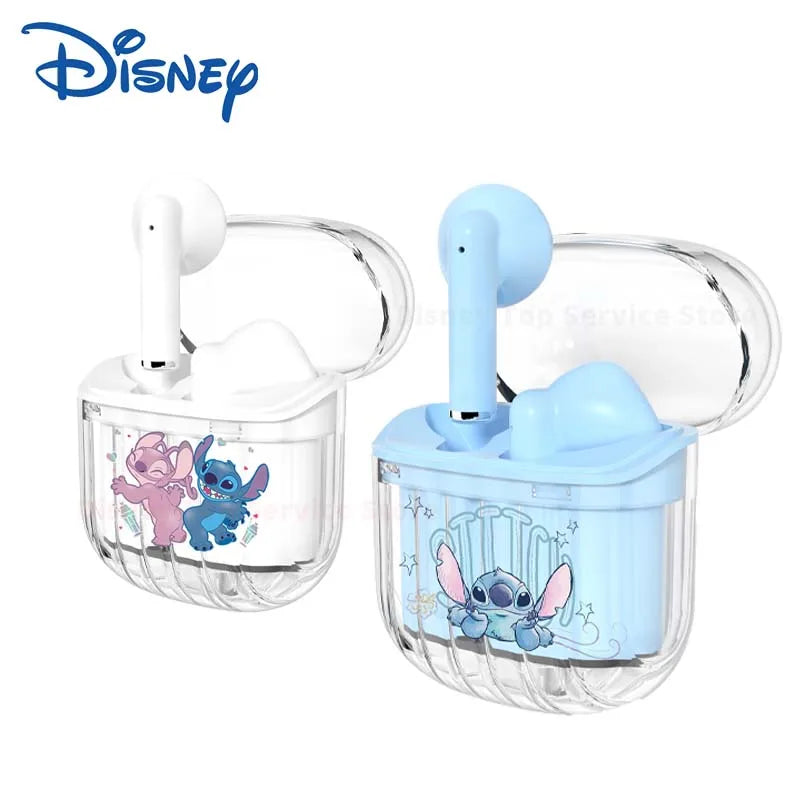 Nuovi auricolari wireless Bluetooth Lilo & Stitch HD chiamate cuffie lunga durata