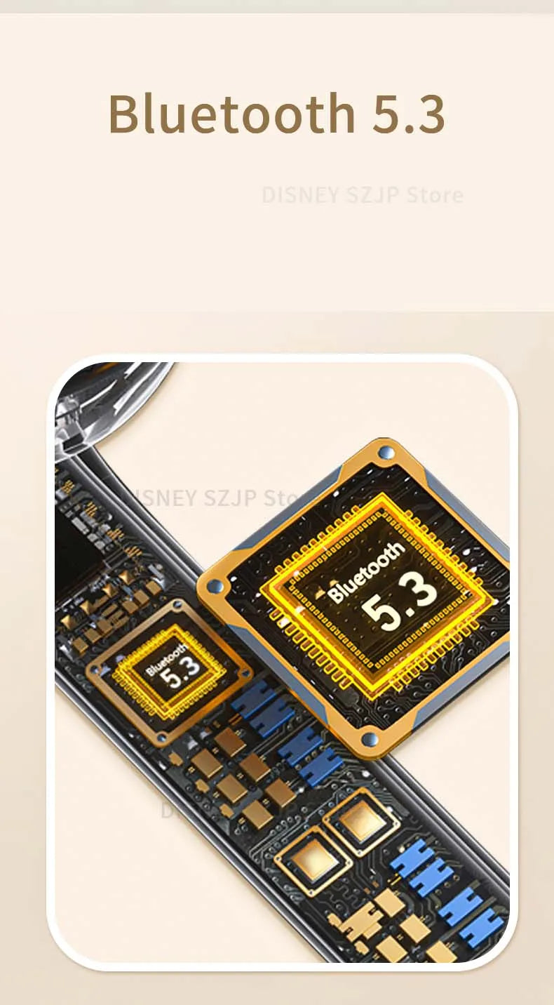 Nuovi auricolari wireless Bluetooth Lilo & Stitch HD chiamate cuffie lunga durata