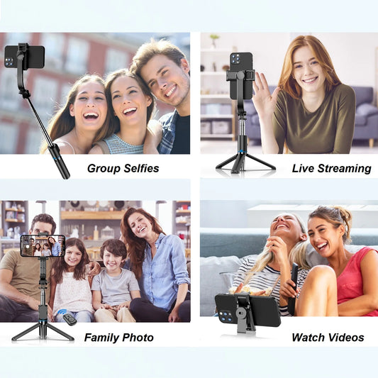 Asta da Selfie con treppiede e telecomando, per iPhone 15 14 13 12 Pro Max Android Galaxy S23 S22