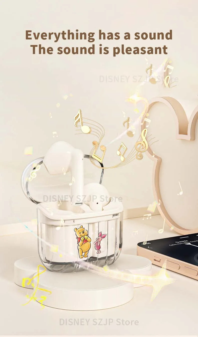 Nuovi auricolari wireless Bluetooth Lilo & Stitch HD chiamate cuffie lunga durata