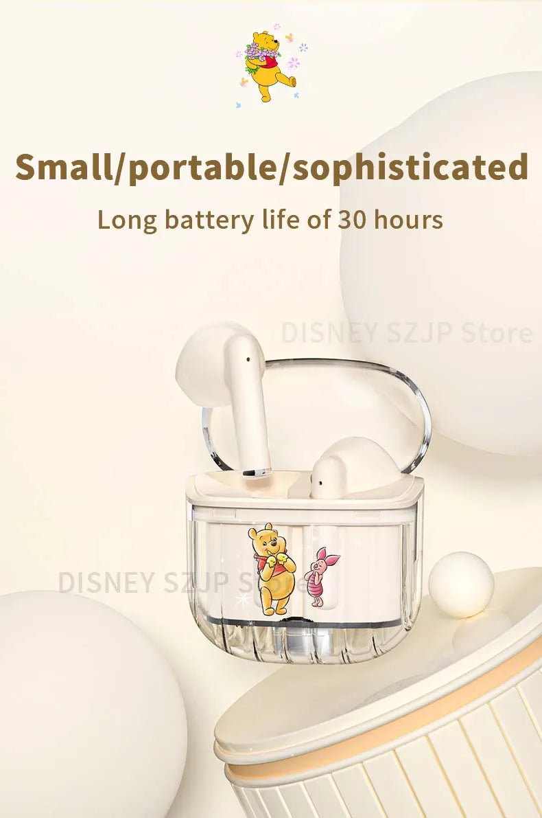 Nuovi auricolari wireless Bluetooth Lilo & Stitch HD chiamate cuffie lunga durata