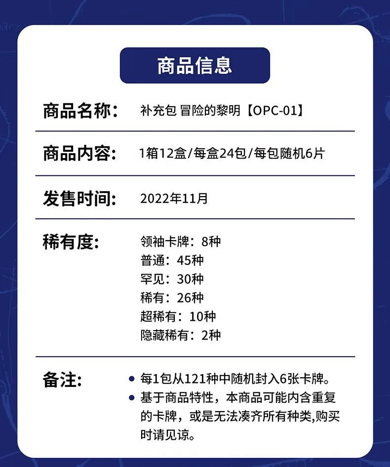 Nuovo Booster Box Anime Originale Bandai One Piece -Risveglio della Nuova Era Collezione Tcg