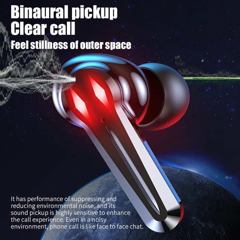 Nuovo Auricolare Bluetooth Wireless Gamer LED Digitale DIsplay Auricolari Con Microfono Cuffie Wireless Stereo HIFI Auricolare Bluetooth