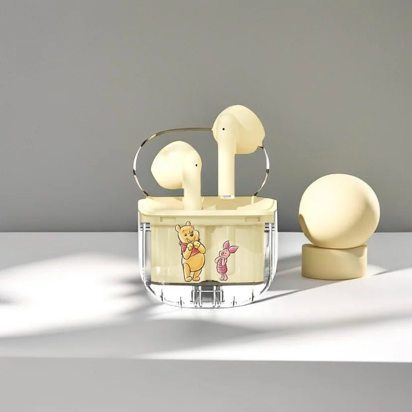 Nuovi auricolari wireless Bluetooth Lilo & Stitch HD chiamate cuffie lunga durata