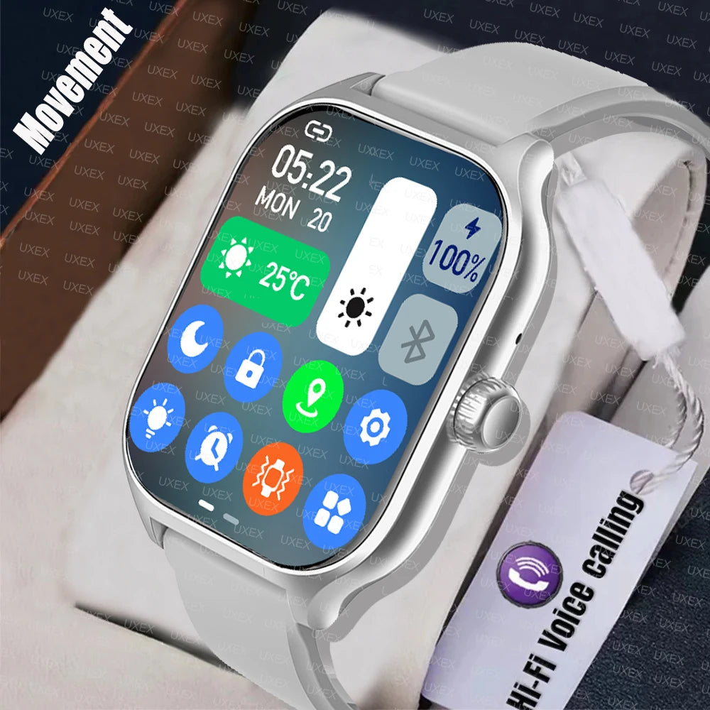 Smartwatch Business Pro Uomo 1.77 Pollici - Touch Screen (Chiamate, Bluetooth, Monitoraggio Salute, Foto Personalizzata) - 2025 Nuovo