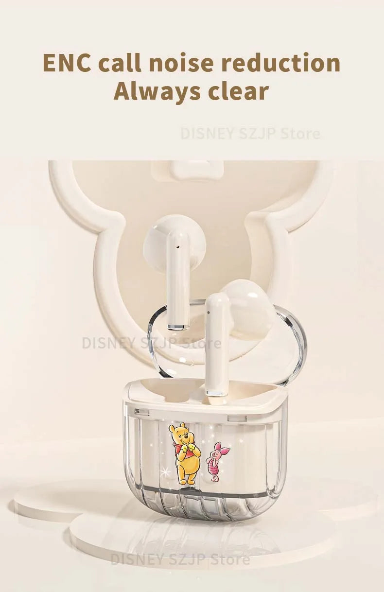 Nuovi auricolari wireless Bluetooth Lilo & Stitch HD chiamate cuffie lunga durata