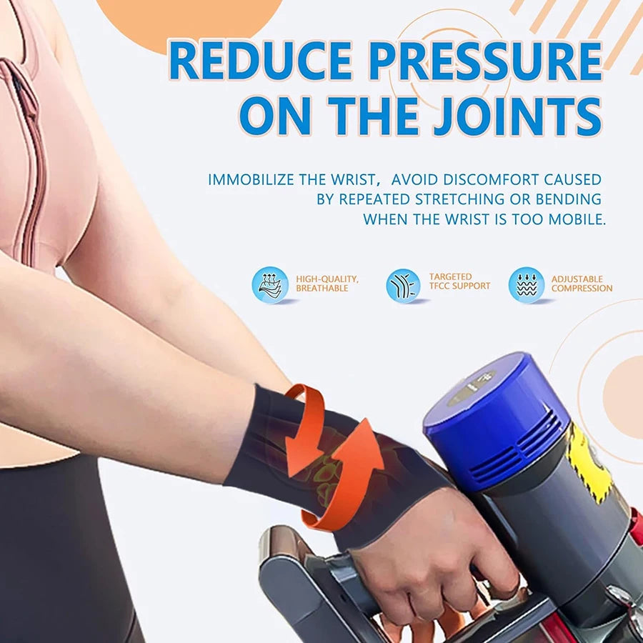1 pezzo di protezione per il polso elastica ultrasottile, leggera, traspirante e anti-distorsione, adatta per coloro che svolgono sport e fitness e anche per coloro che soffrono di dolori ai polsi.
