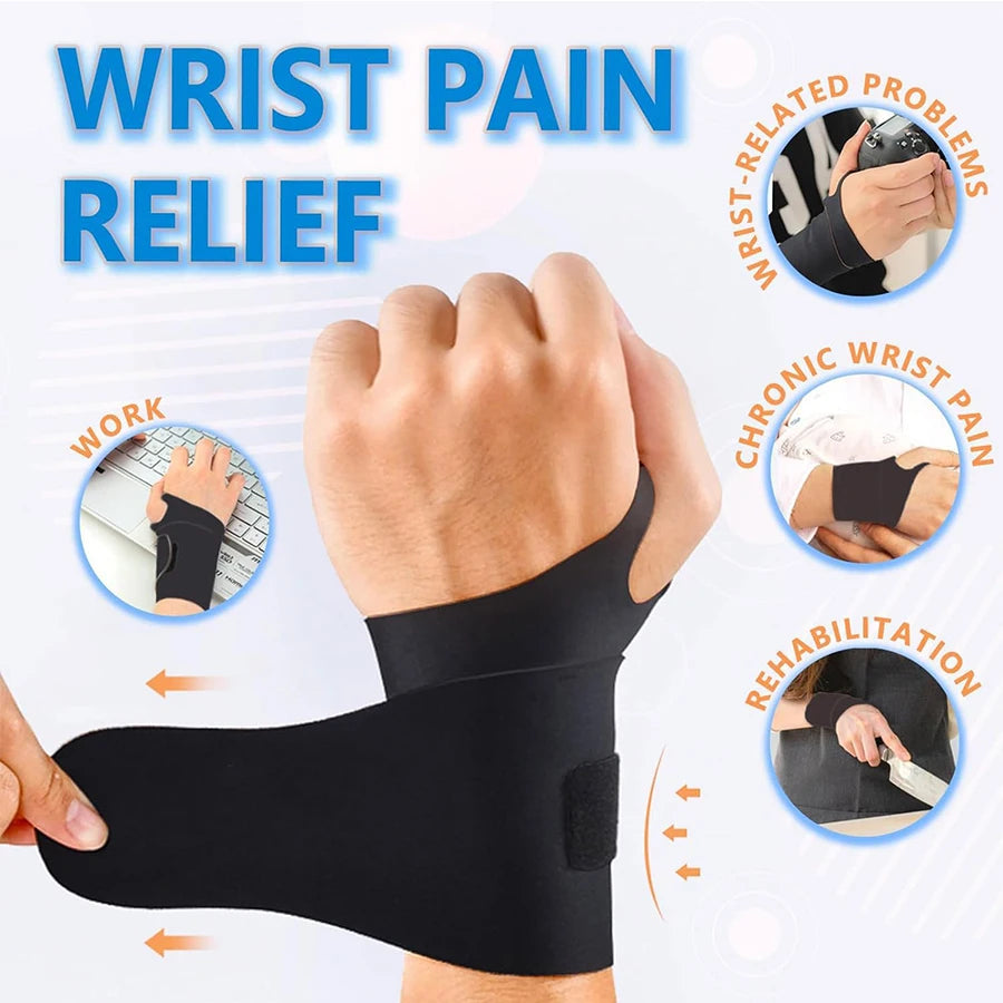 1 pezzo di protezione per il polso elastica ultrasottile, leggera, traspirante e anti-distorsione, adatta per coloro che svolgono sport e fitness e anche per coloro che soffrono di dolori ai polsi.