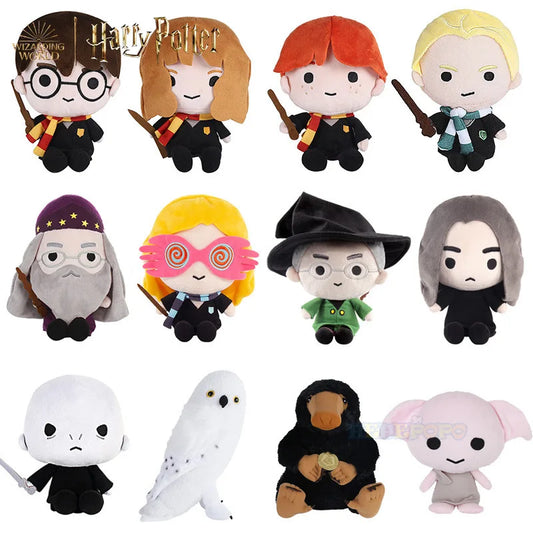 Giocattolo di peluche originale di Harry Potter e Animali Fantastici da 20/25 cm, carino e morbido, pupazzi da film e TV per bambini