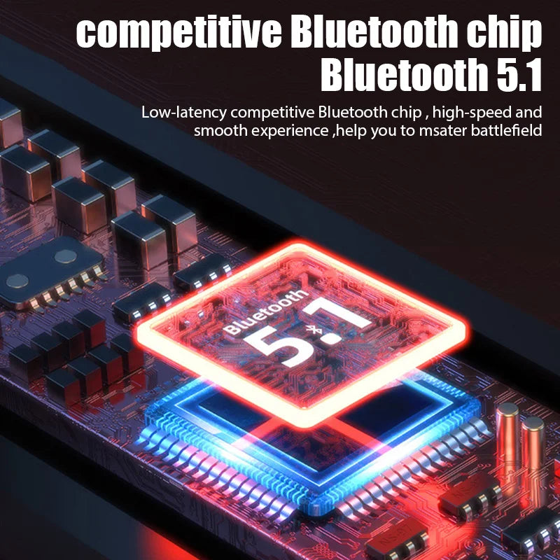 Nuovo Auricolare Bluetooth Wireless Gamer LED Digitale DIsplay Auricolari Con Microfono Cuffie Wireless Stereo HIFI Auricolare Bluetooth